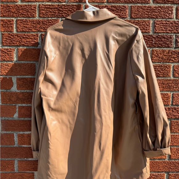 Melloday faux leather shacket - Picture 3 of 4